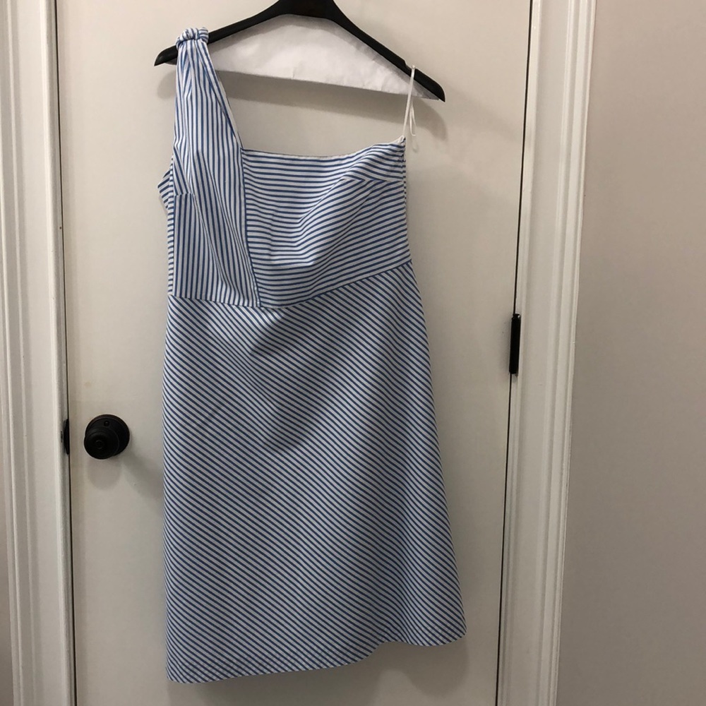 Banana Republic One-Shoulder Sun Dress Size 10